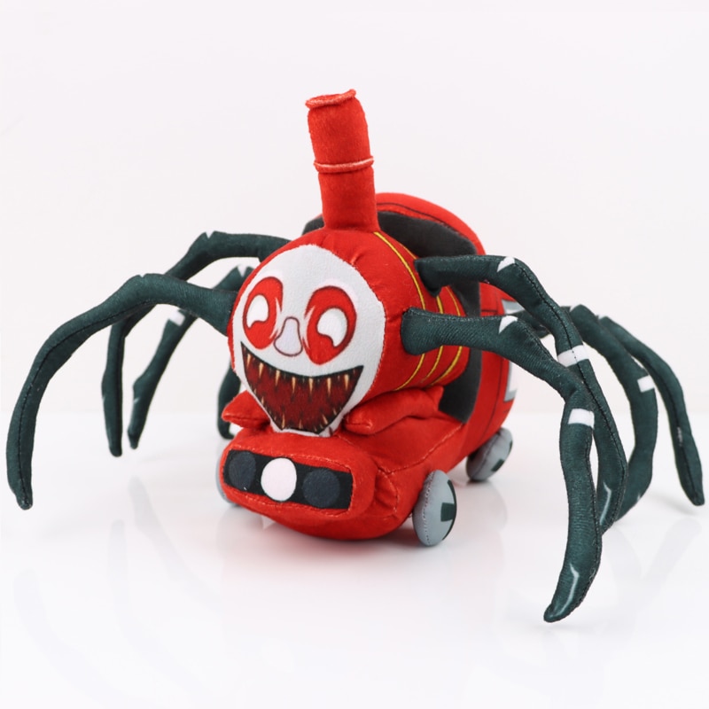 35cm Red Choo-Choo Charles With Steel Wire Spider Train Horror Game Plush 1 - Choo Choo Charles Plush 35cm Choo Choo Charles Game Plush Toys Plush Stuffed Charles Train Figure Dolls Cartoon Anime Kids - Choo Choo Charles Plush
